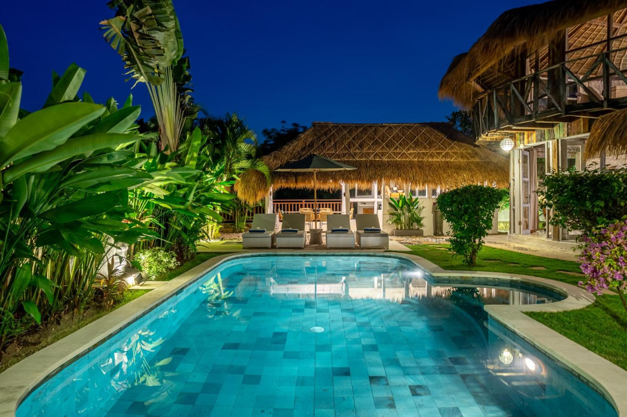 Balangan Beach Villa Idaman Bungalows 짐바란 외부 사진