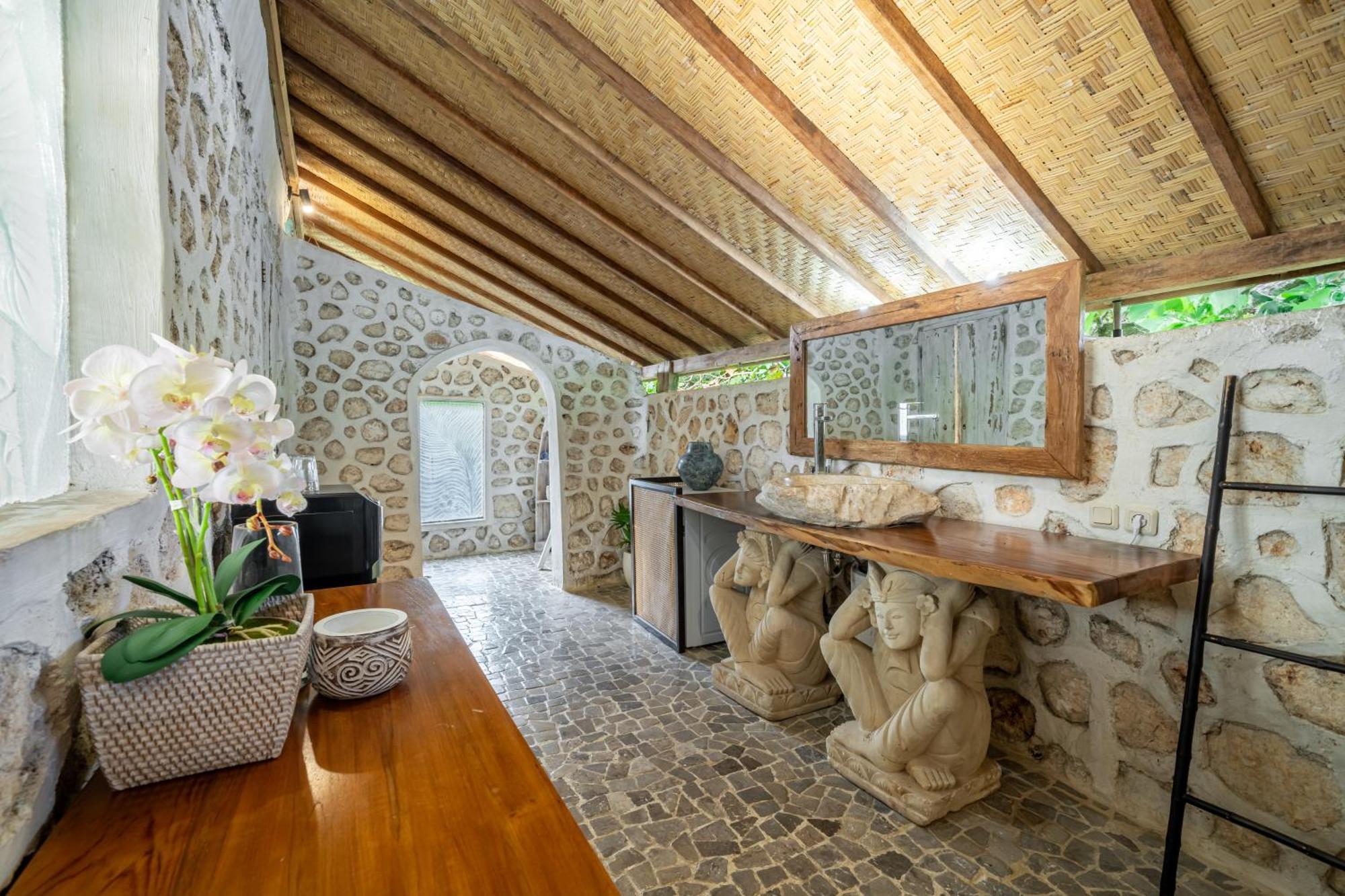 Balangan Beach Villa Idaman Bungalows 짐바란 외부 사진
