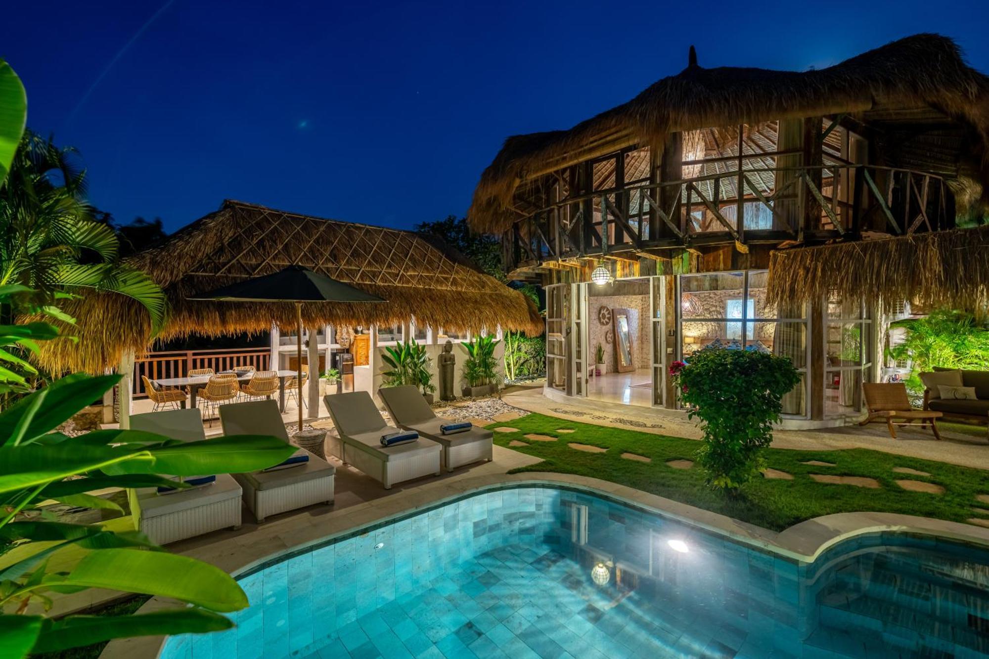 Balangan Beach Villa Idaman Bungalows 짐바란 외부 사진