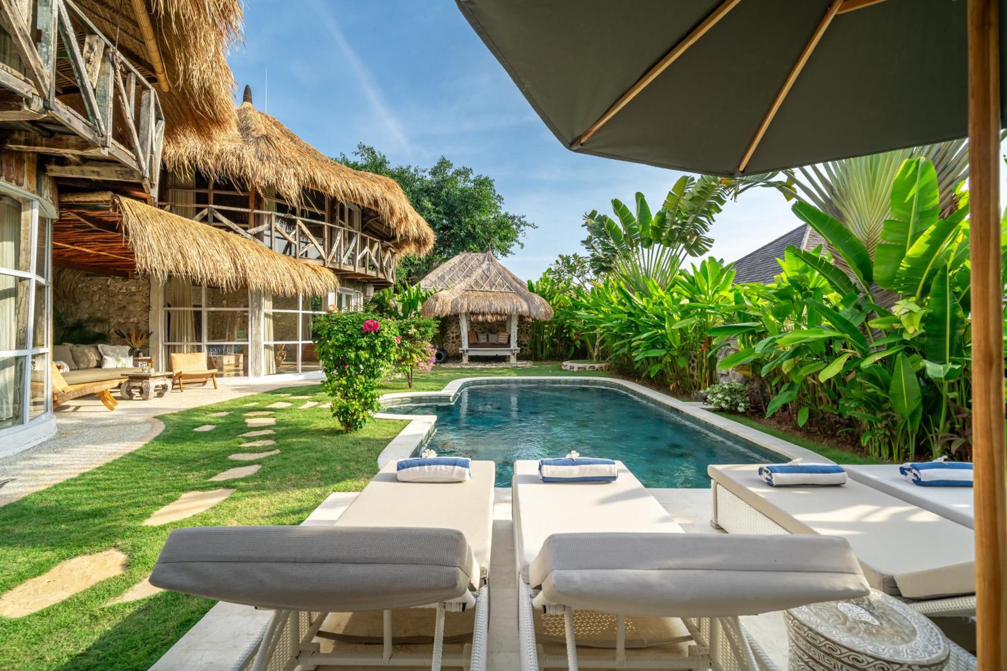 Balangan Beach Villa Idaman Bungalows 짐바란 외부 사진