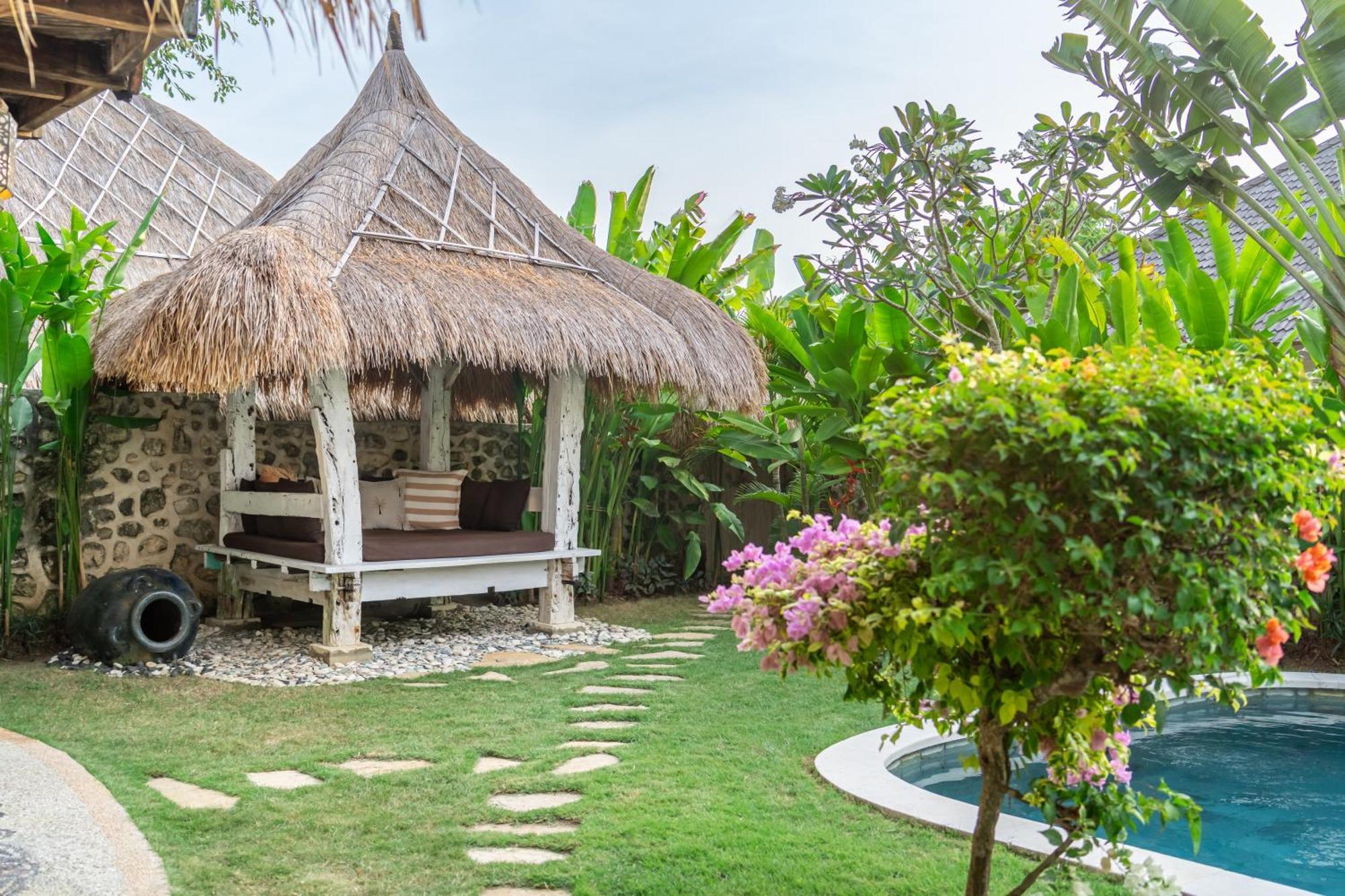 Balangan Beach Villa Idaman Bungalows 짐바란 외부 사진