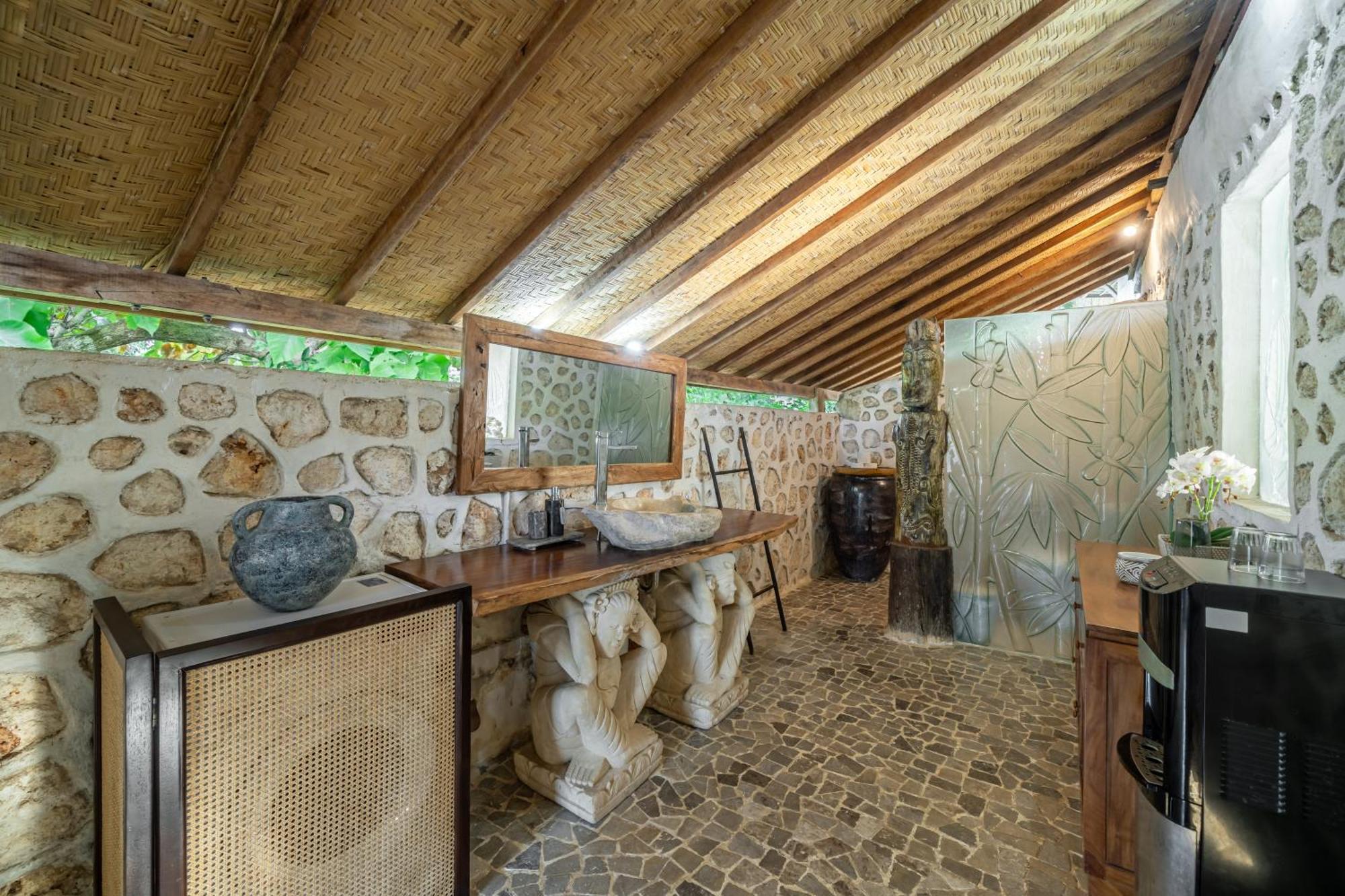 Balangan Beach Villa Idaman Bungalows 짐바란 외부 사진