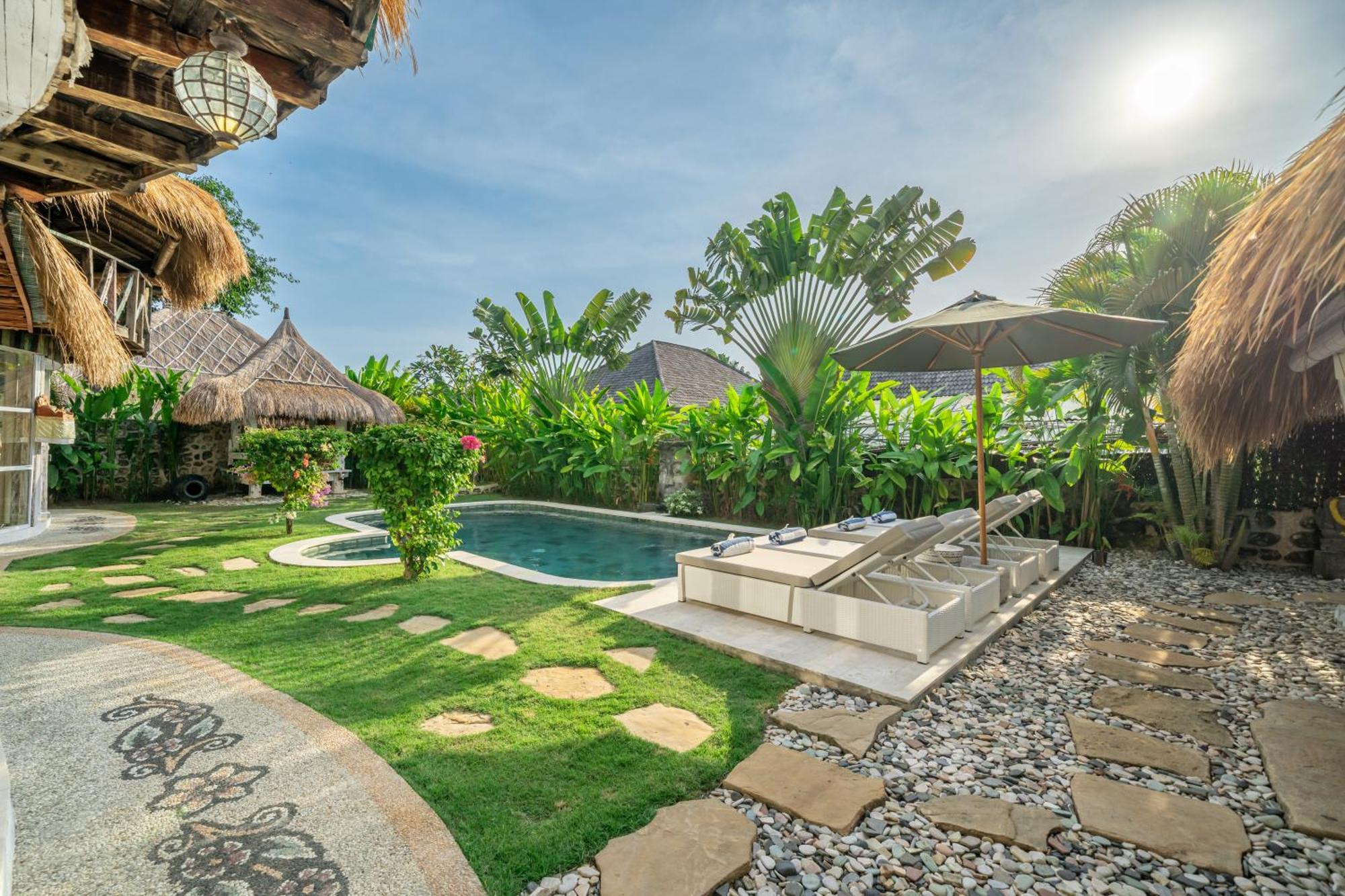 Balangan Beach Villa Idaman Bungalows 짐바란 외부 사진